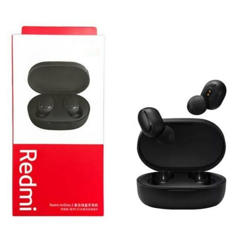 Fone ouvido Xiaomi Redmi Airdots 2 sem Fio Bluetooth 5.0 Gamer