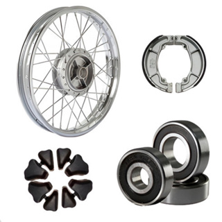 Aro Traseiro Titan 150/160 Incluso Rolamento + Patim + Bucha em Oferta na Shopee