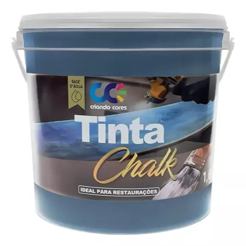 Tinta Chalk Paint Un 1,6 Kg Azul Petróleo Cor Azul-petróleo