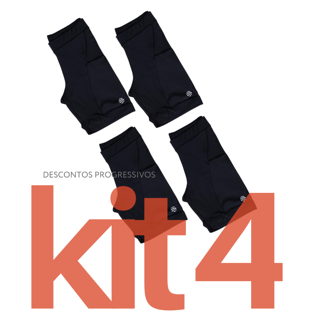 Kit 4 Bermuda Masculina de Compressão com bolsos laterais ideal Para Corrida, Treino, Academia