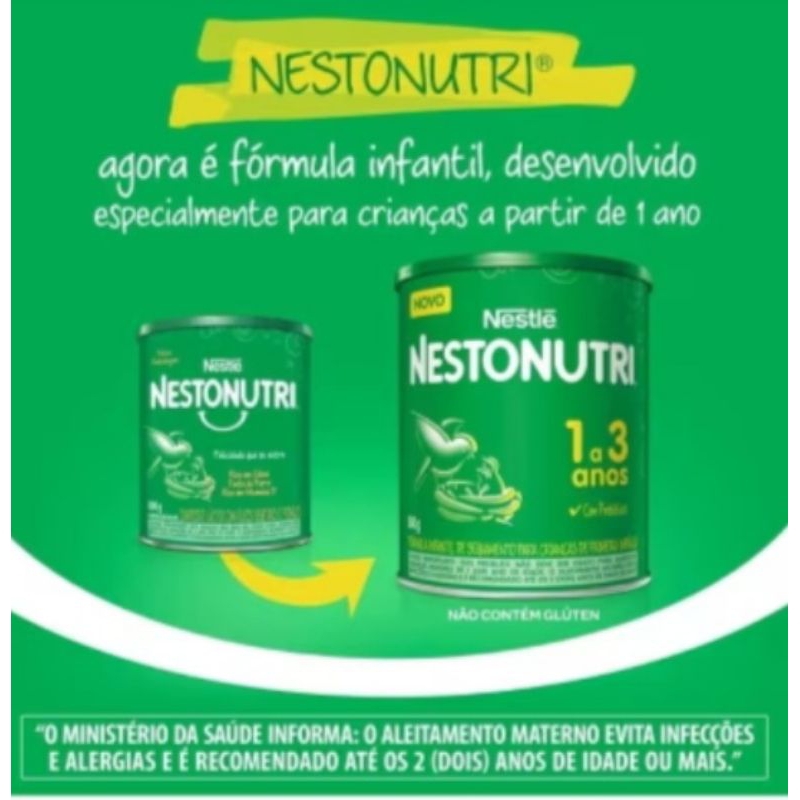 Fórmula Infantil Nestonutri 1 a 3 Anos 800g
NESTONUTRI


