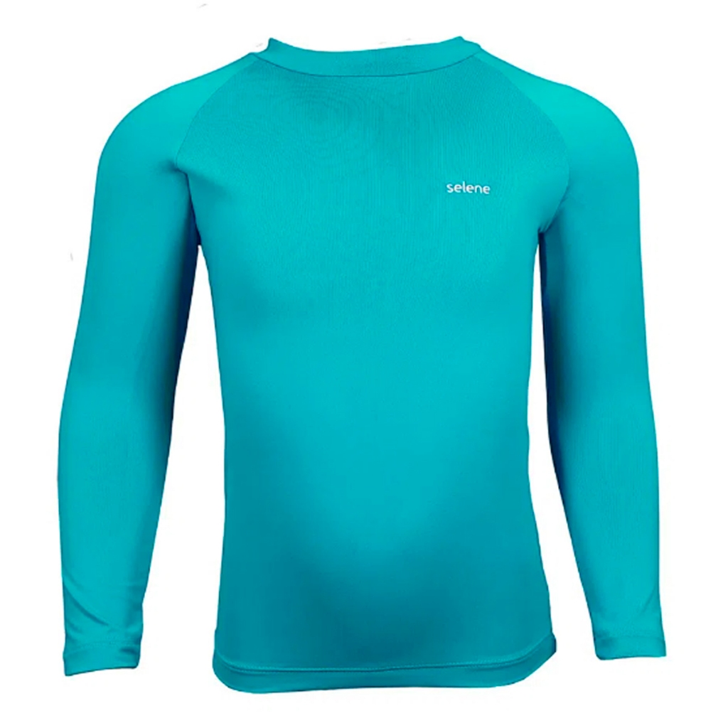 Camiseta Blusa Manga Longa Proteção UV50 Infantil Unissex Praia Piscina  Selene em Oferta na Shopee