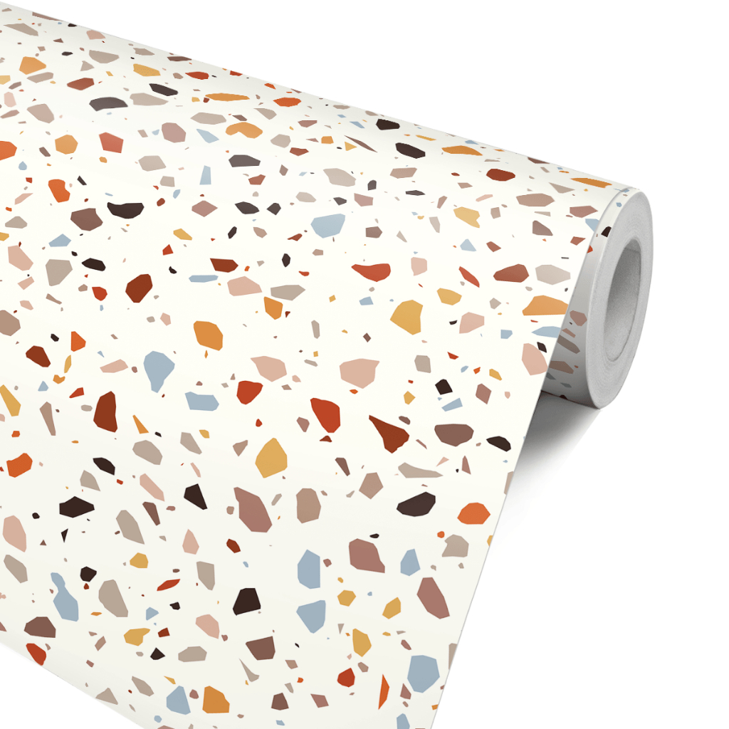 Papel Adesivo de Parede Granilite Terrazzo Quarto Sala Lavanderia Banheiro Infantil Colorido em Oferta na Shopee