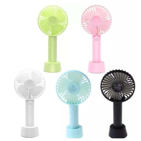 Ventilador Portátil Mini De Mão Mesa Recarregavel Usb Led com cabo