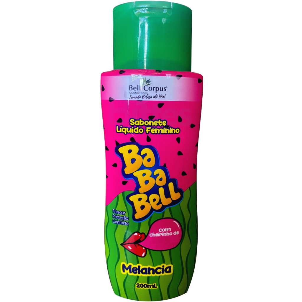 Sabonete Líquido Melancia Bell Corpus Cosméticos higiene íntima