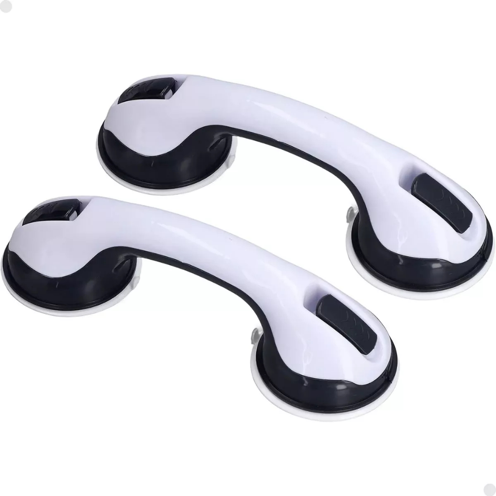 Suporte Barra De Apoio Com Ventosa Segurança No Banheiro