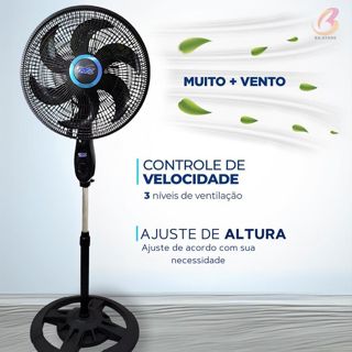 Ventilador 105cm-130cm Ajuste De Altura Livremente  110v - 220v  Ventilador--Envio imediat...