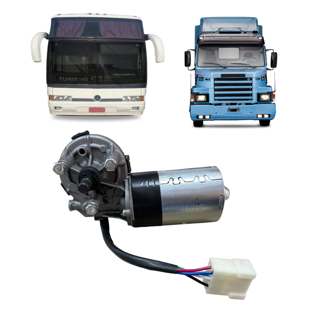 Motor Limpador Para Brisas Scan S3 112 113 T R Ônibus F112