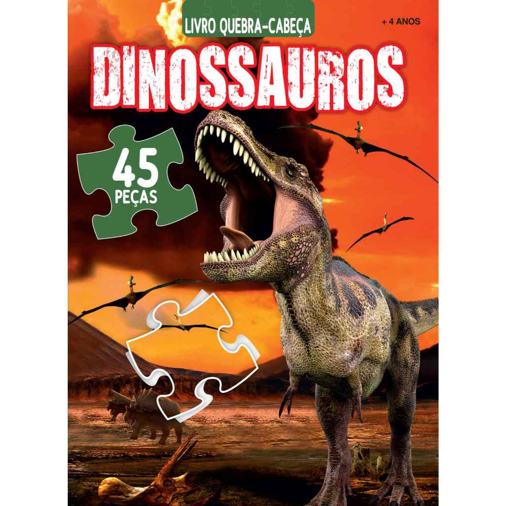 Dinossauro - Livro De Quebra-Cabeça - Books & Magazines