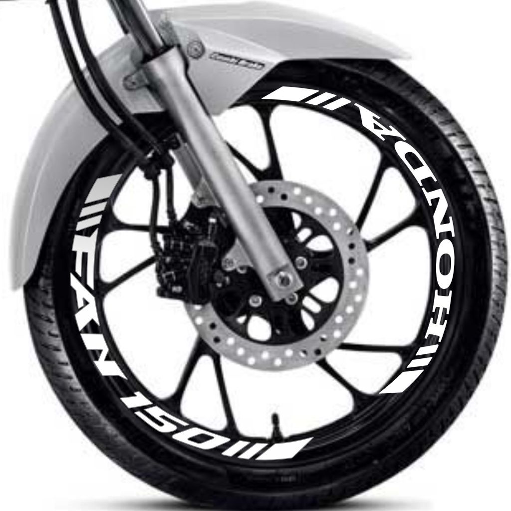 Adesivo Ploter de Roda Compatível Fan 150 Modelo Grande em Oferta na Shopee