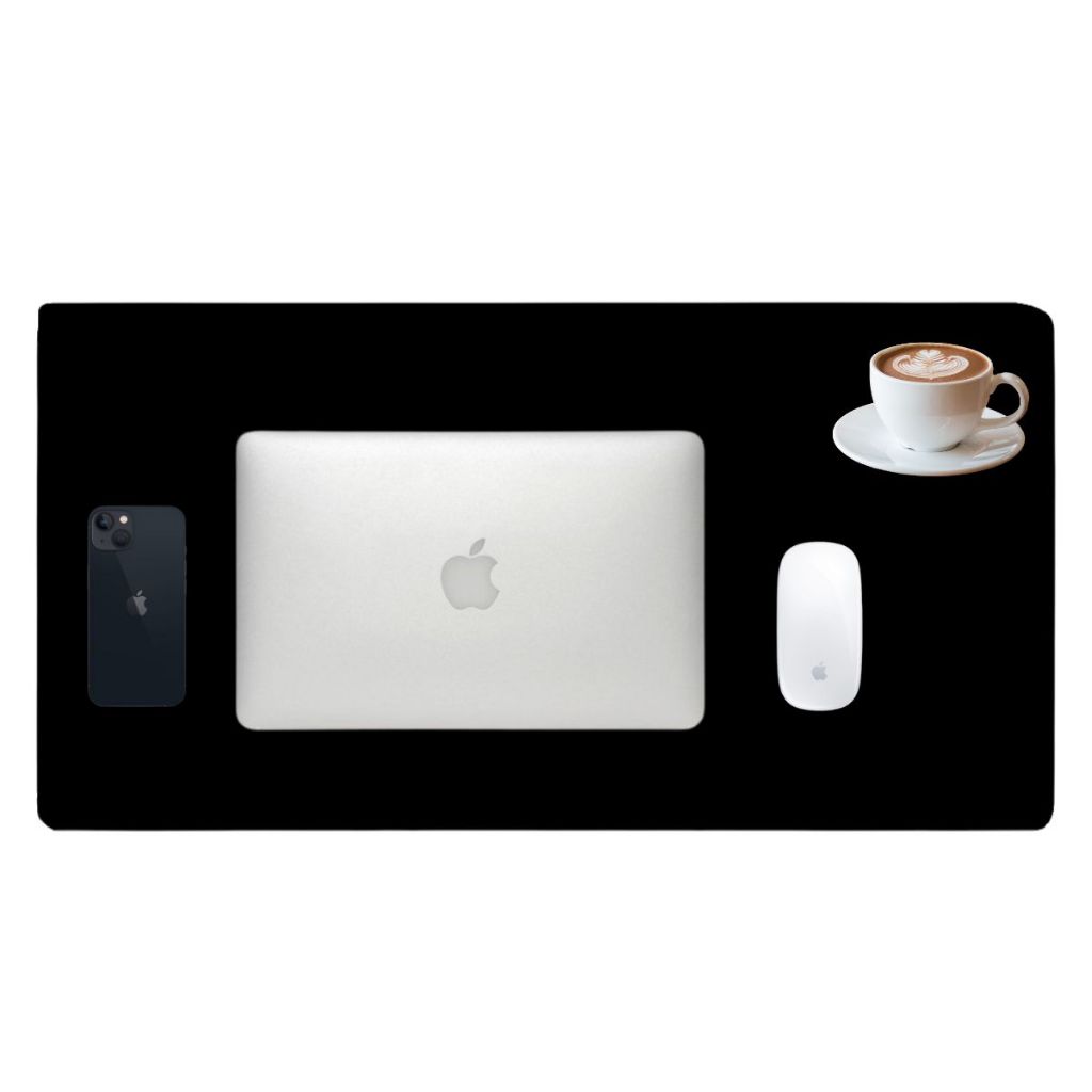 Mousepad Gamer Grande 90x40cm Preto Base Antiderrapante Confortável Envio Rapido