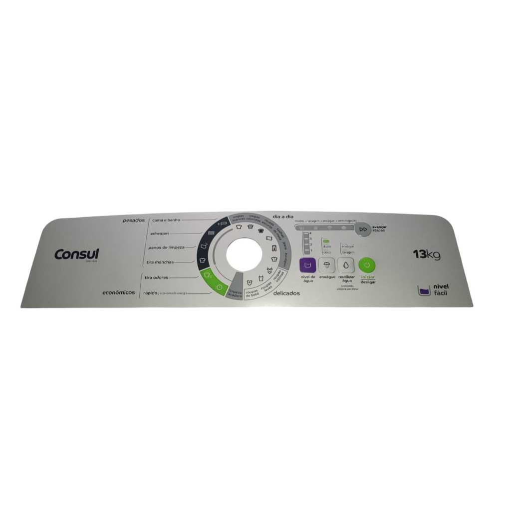 Adesivo Painel Decorativo Lavadora Consul 13 K CWE13AB 2534