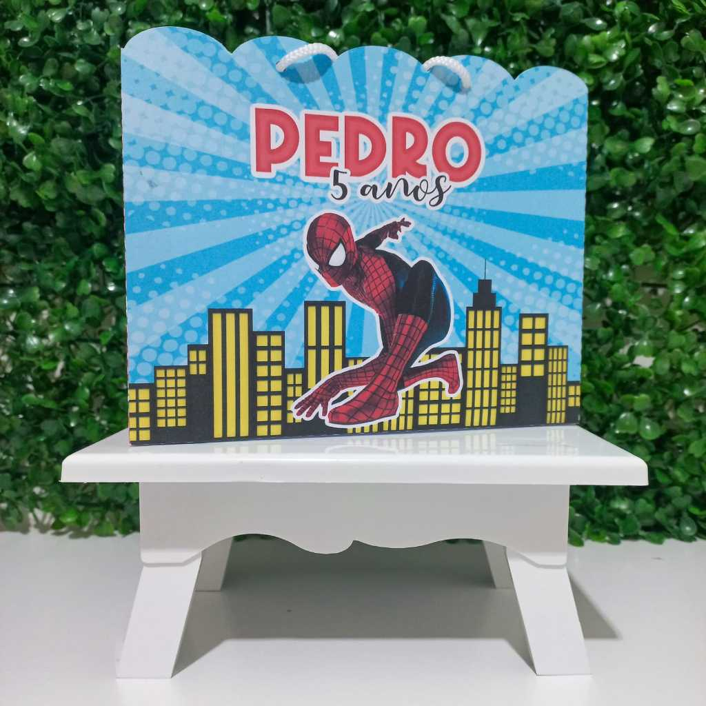 Sacolinha Personalizada Homem Aranha | Kit Festa Homem Aranha | Lembrancinhas Homem Aranha | Anversário Homem Aranha