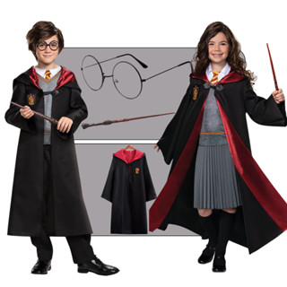 Fantasia Harry Potter Grifinória Com Óculos Varinha Infantil Carnaval