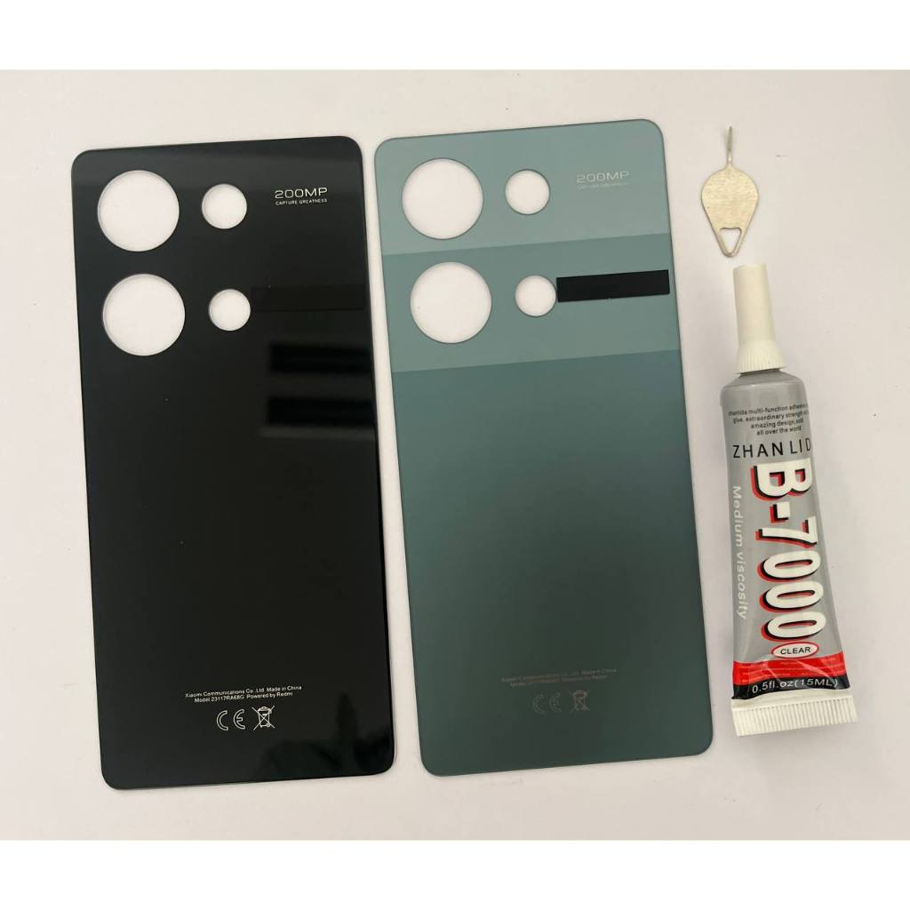 Tampa traseira de vidro + cola B-7000 + chave ejetora Note 13 pro 4G | PRODUTO NOVO