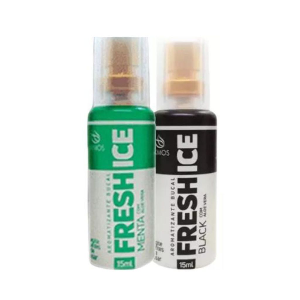 O Fresh Ice Black + Fresh Ice Menta Spray de 15 ml.