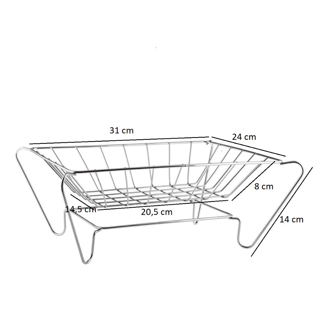 Fruteira Cromado em Oferta na Shopee