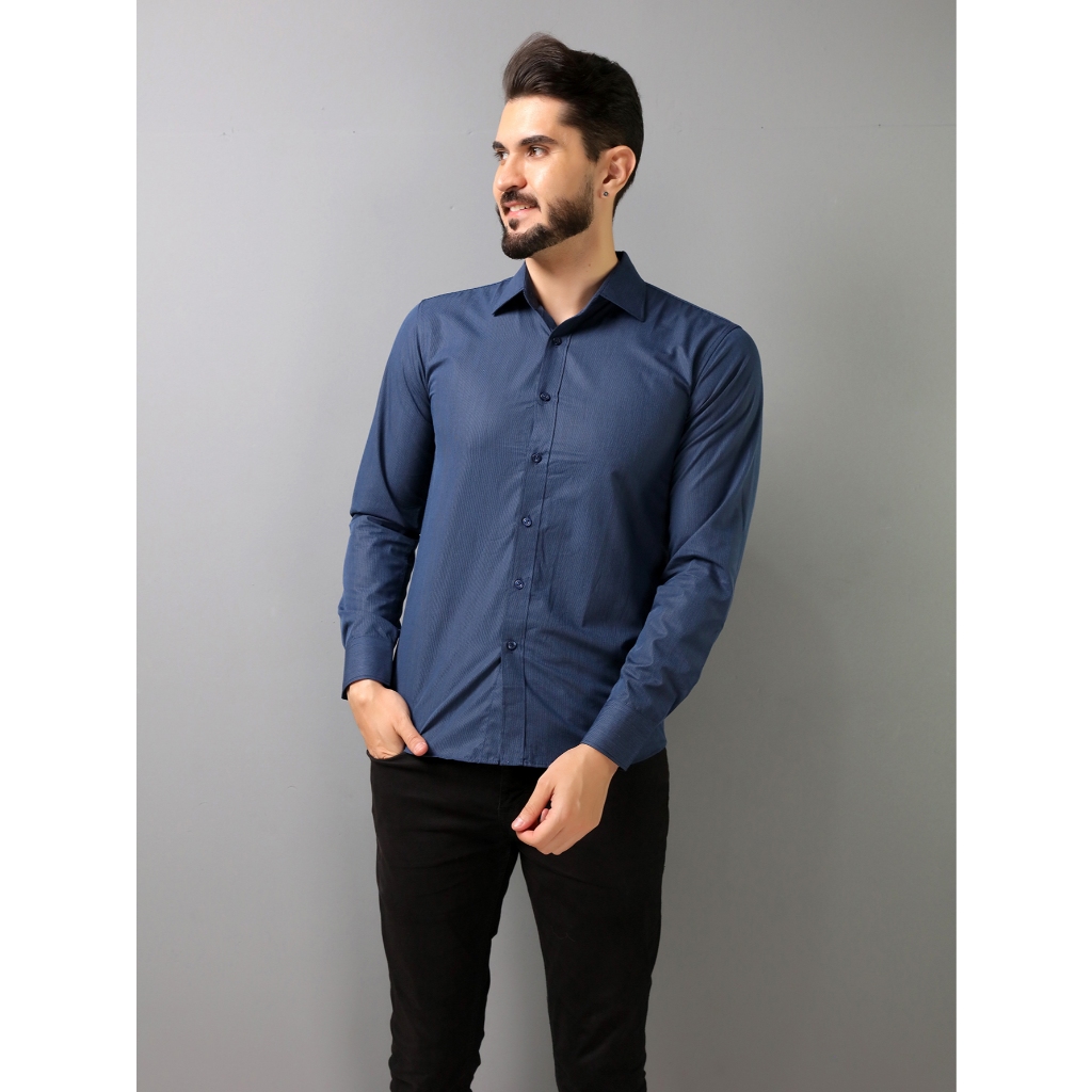 camisa social listra slim fit nao amassa passa fácil fábrica china