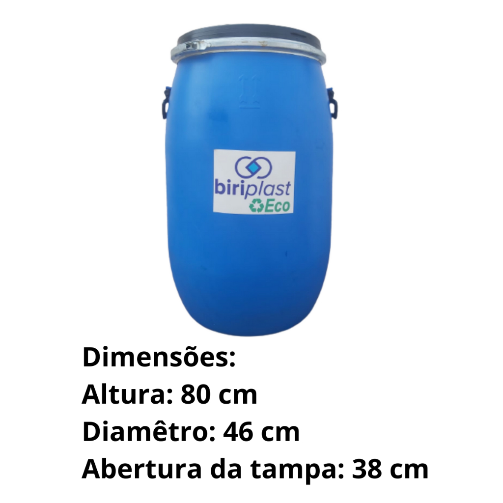 Biriplast Eco Tambor/bombona 100 Litros Reservatório De Agua