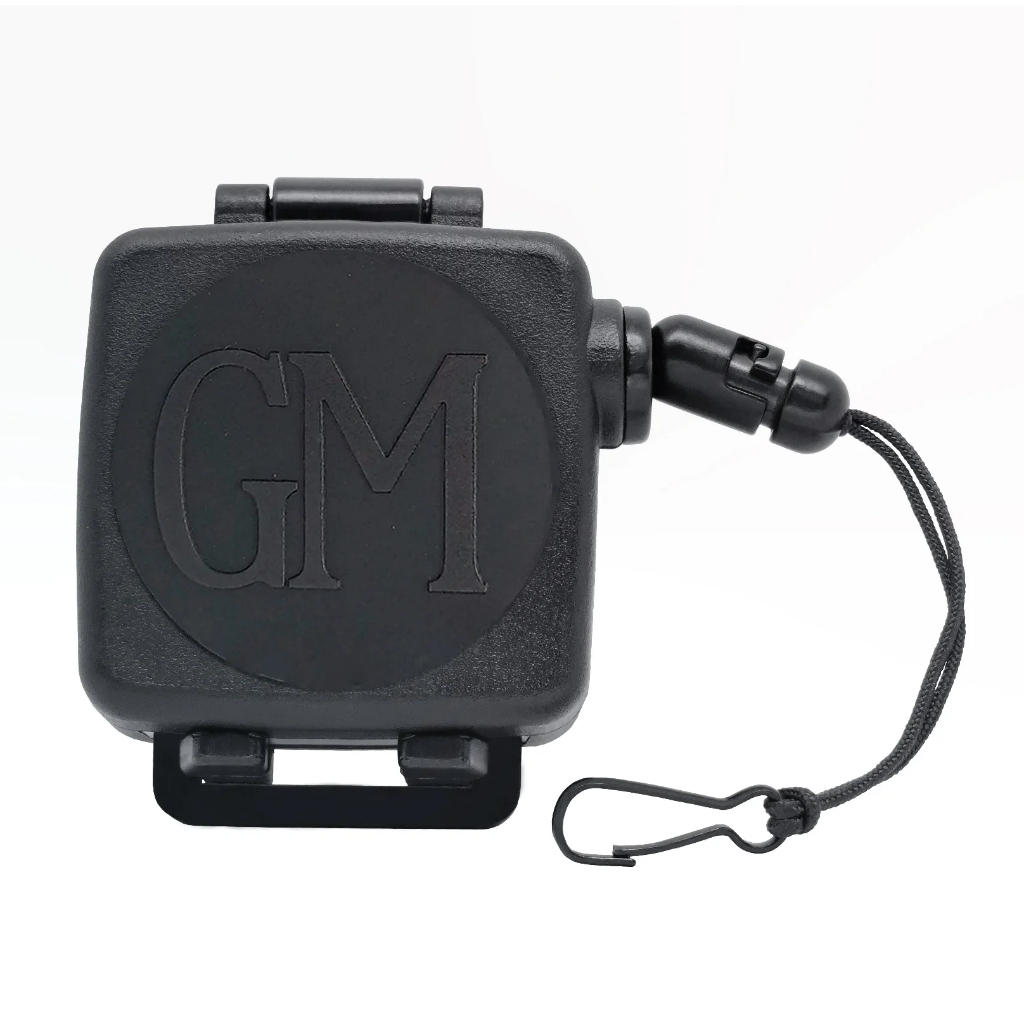 Fiel Retrátil Guarda Municipal Gravado GM Cordão Poliamida