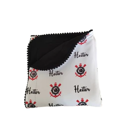Manta Personalizada Corinthians para Bebê