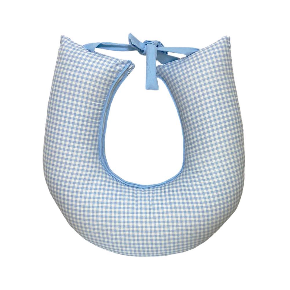 Almofada Amamentação Xadrez 100%  Algodão Vichy