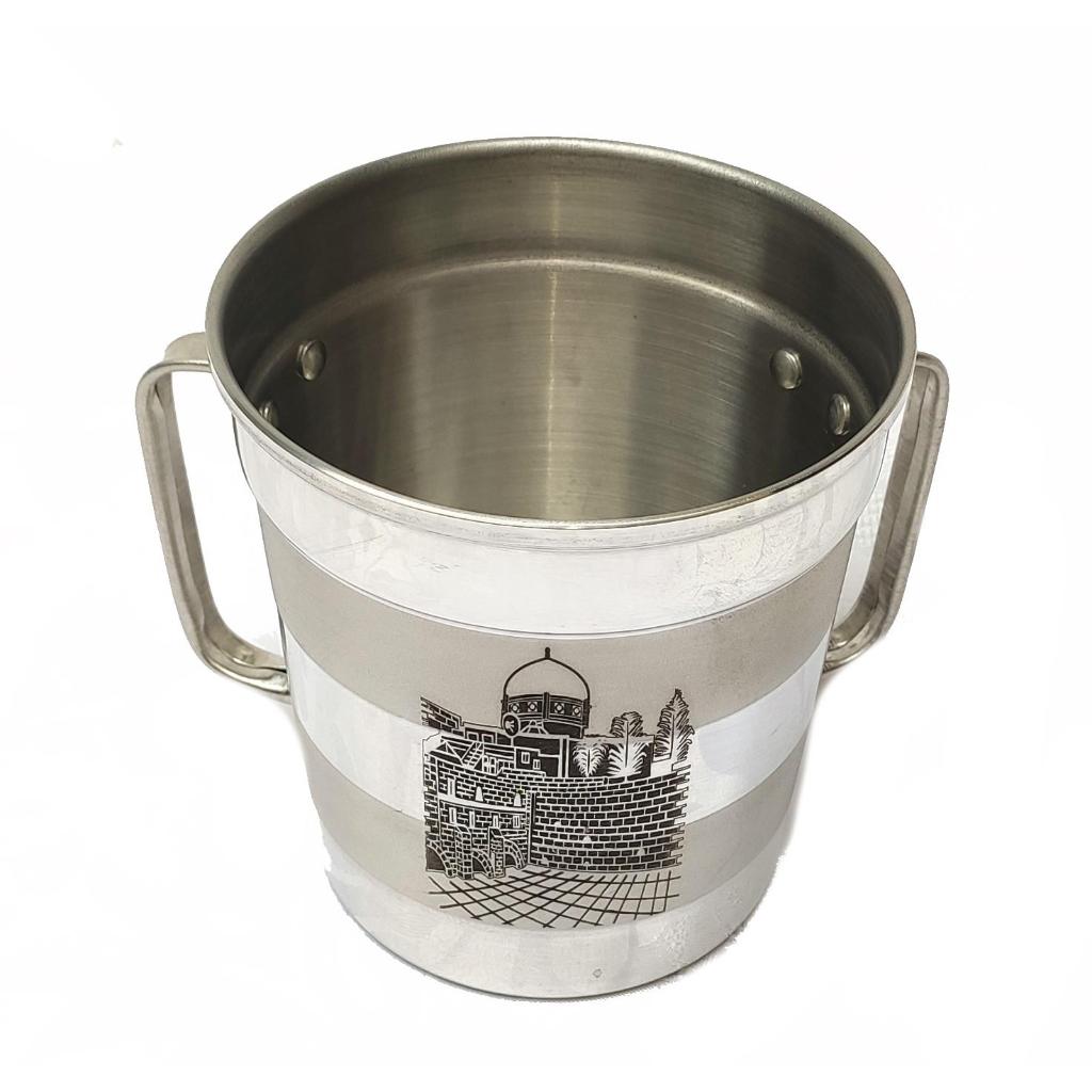 Caneca Netilat Iadaim Kosher - Copo De 2 Alças ##!