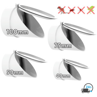 Valvula Retenção Para Esgoto 100mm 75mm 50mm 40mm Valvula Evita Odor Insetos em Oferta na Shopee
