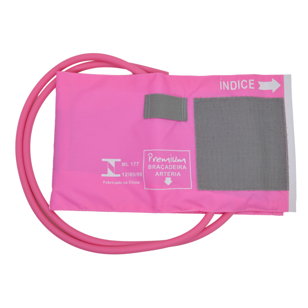 Braçadeira Adulto Com Manguito Para Aparelho De Pressão Pressao Aneróide Aneroide De Velcro