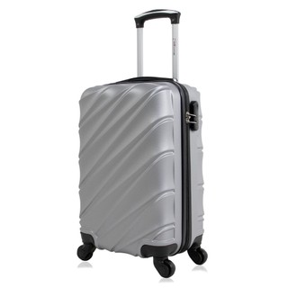 Mala pequena de bordo Havana 4 Rodas Swiss Move Prata em Oferta na Shopee