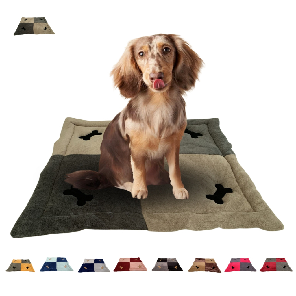 Colchonete Pet Tapete Pet 70x70 4 Ossinhos Bordados Para Cachorro e Gato em Oferta na Shopee