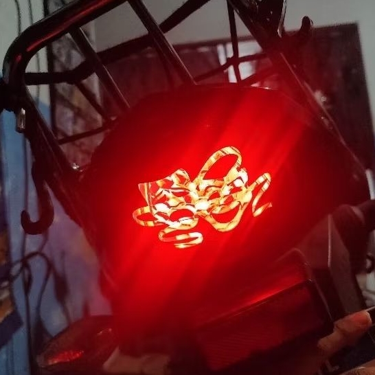 adesivo máscara negra lanterna traseira de freio para fan/Titan/start CG 160 vários modelos