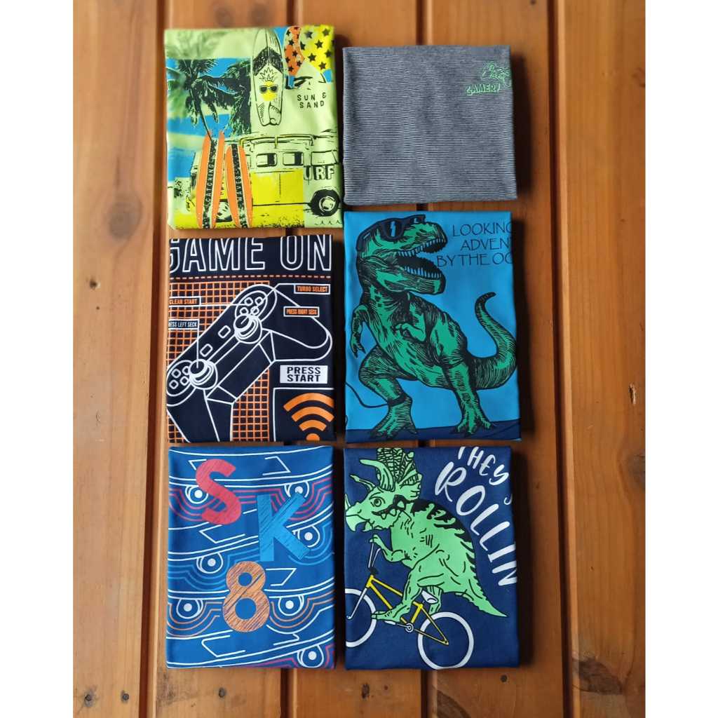 Kit Sortido 2 Regata Infantil Masculina Estampada — imagem 2 de 2