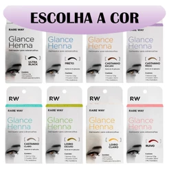 Henna Sobrancelha Glance Rare Way Todas as Cores