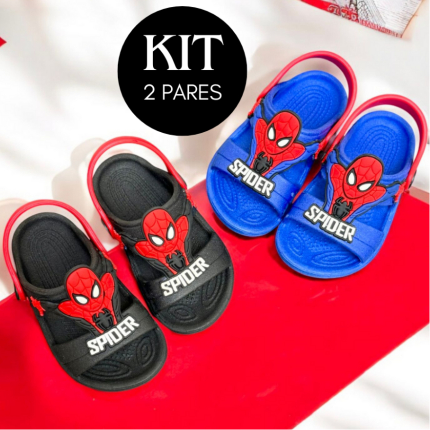 Kit 2 Pares Papetes Menino Masculina Leve Confortável Maria Fiore