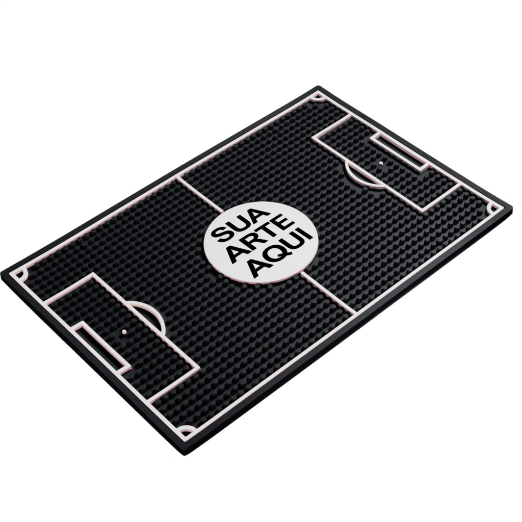Bar Mat Personalizado Impresso 45X30cm Campo de Futebol Porta Copos Bar Chá Café - Lootus
