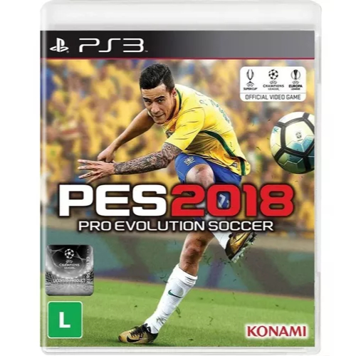 Jogo - Pes - 18 - Usado - Ps3 - Midia Fisica