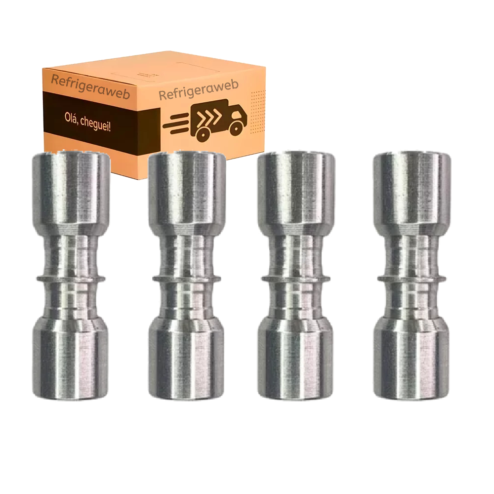 Kit Com 4 Juntas Conexão Uniao Lokring 5/16 X 1/4 Aluminio