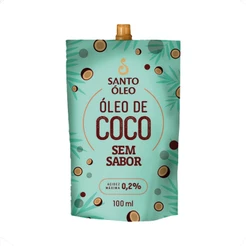 Óleo De Coco Santo Óleo Sem Sabor 100ml