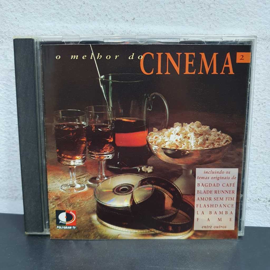 CD O Melhor do Cinema 2 - Filme Bagdad Cafe Blade Runner Flashdance Fama La Bamba