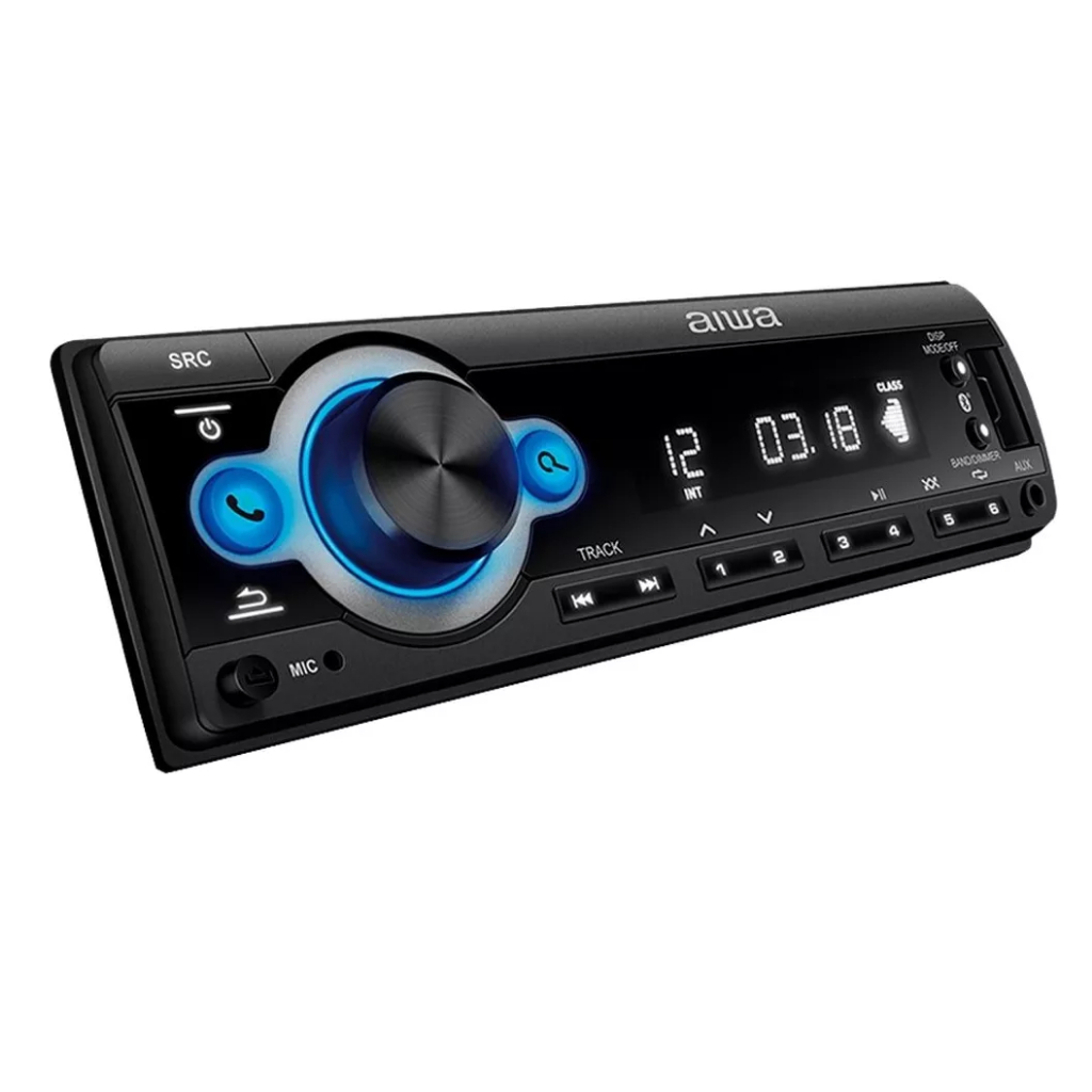 Som Automotivo Aiwa Aws-ca-d-01 1 Din Bluetooth 5.3 Usb Fm Swc Sd Auxil. 100w Rms