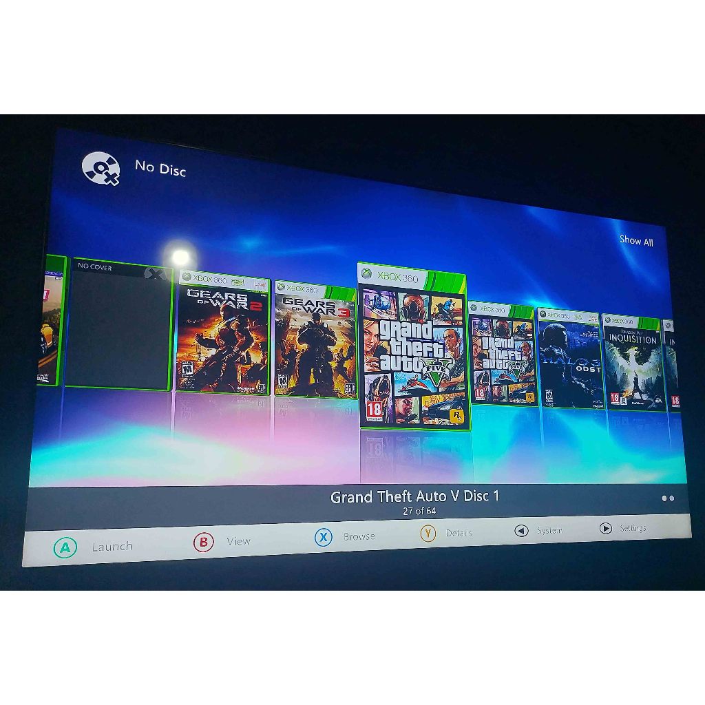 Xbox 360 RGH HD 500GB Lotado de Jogos