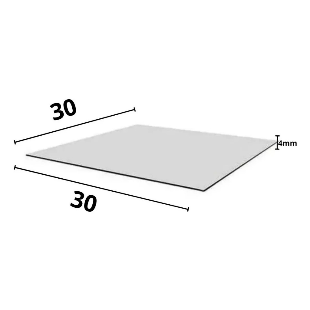 Vidro De 0,30 Cm X 0,30 Cm Temperado 4mm em Oferta na Shopee