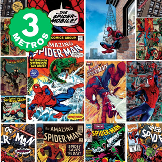Papel De Parede Adesivo Homem Aranha Spider Man Quarto Gamer Quadrinhos Manga Colorido Lavável em Oferta na Shopee