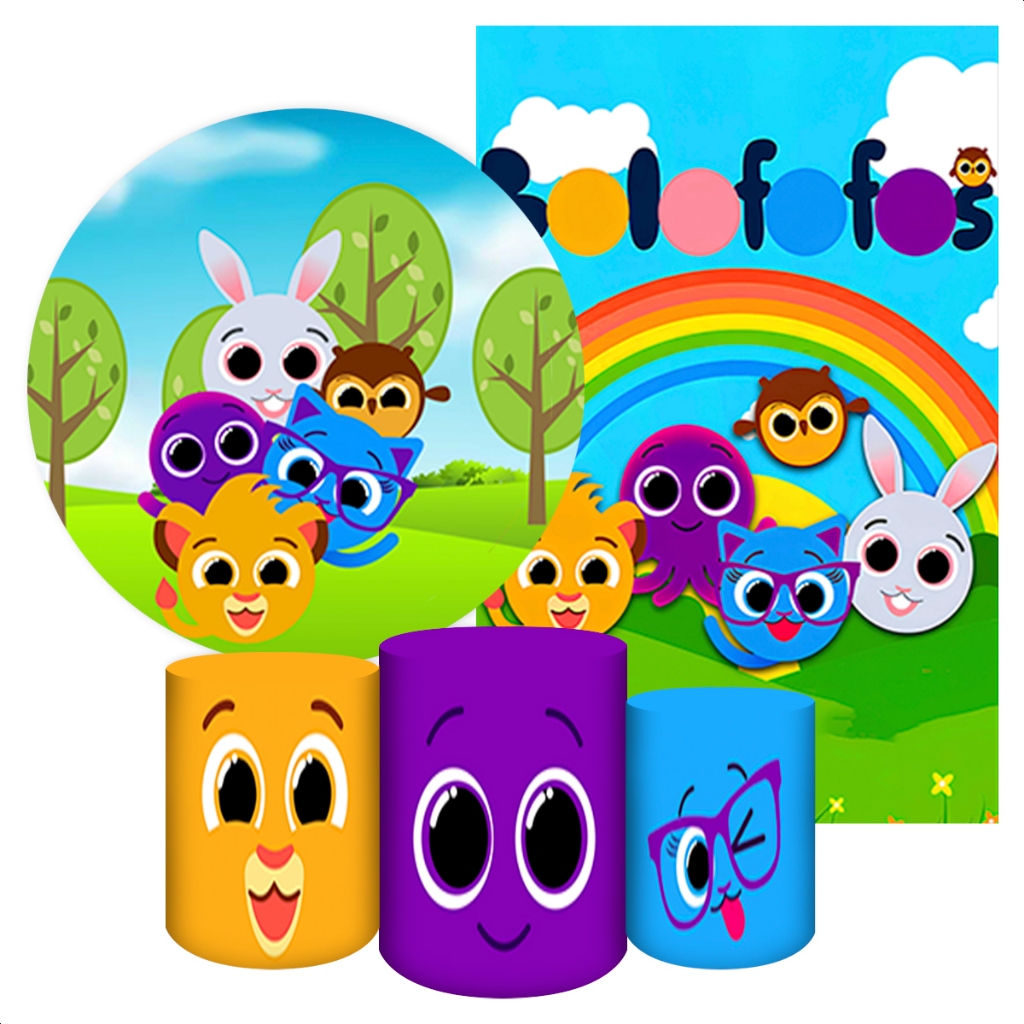 Capas Painéis de Festa Sublimados Vários Modelos Tema Bolo