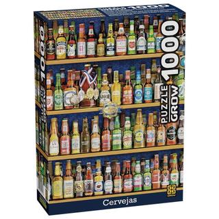 Quebra-Cabeça Puzzle Cervejas 1000 Peças - Grow em Oferta na Shopee