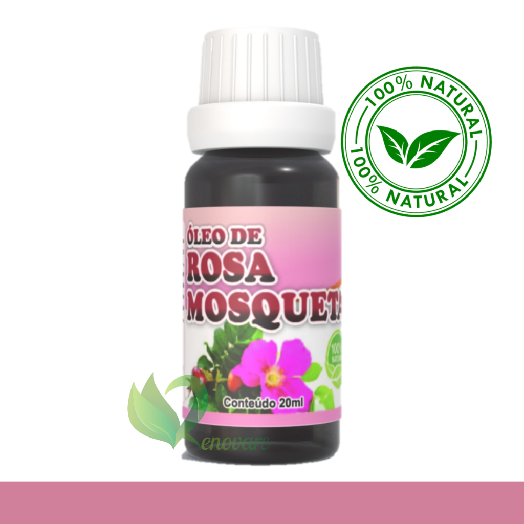 Óleo de Rosa Mosqueta - 100% vegetal, natural e vegano