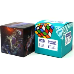 Cubo Mágico 3x3 Personalizado Vinci Cube Telescópios Espaciais Manual do Mundo