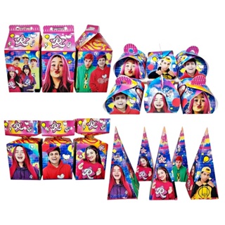 Kit Lembrancinhas Emilly Vick Papelaria 20 Caixinhas Festa Fácil. - Festa Decoração Emilly Vick em Oferta na Shopee