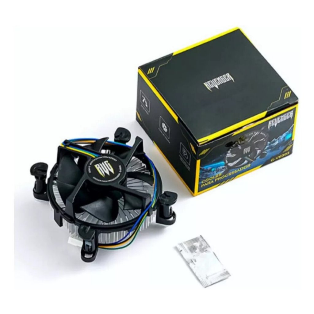 Cooler Para Processador Intel 775/1155/1150/1151 Fan 90 Mn -vr302